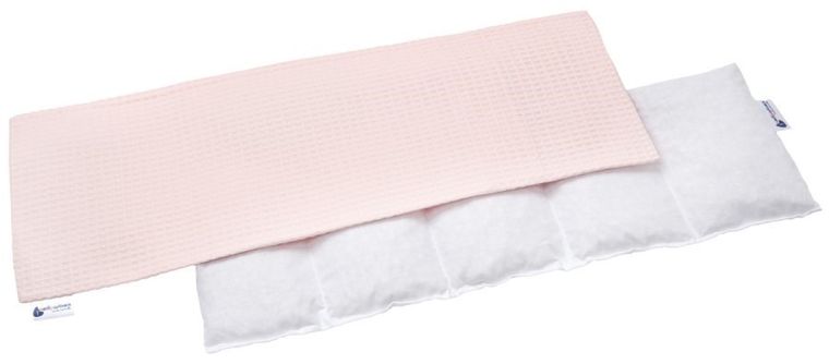 Medi Partners, termofor 5-komorowy z pestkami wiśni, wafel, pudrowy róż