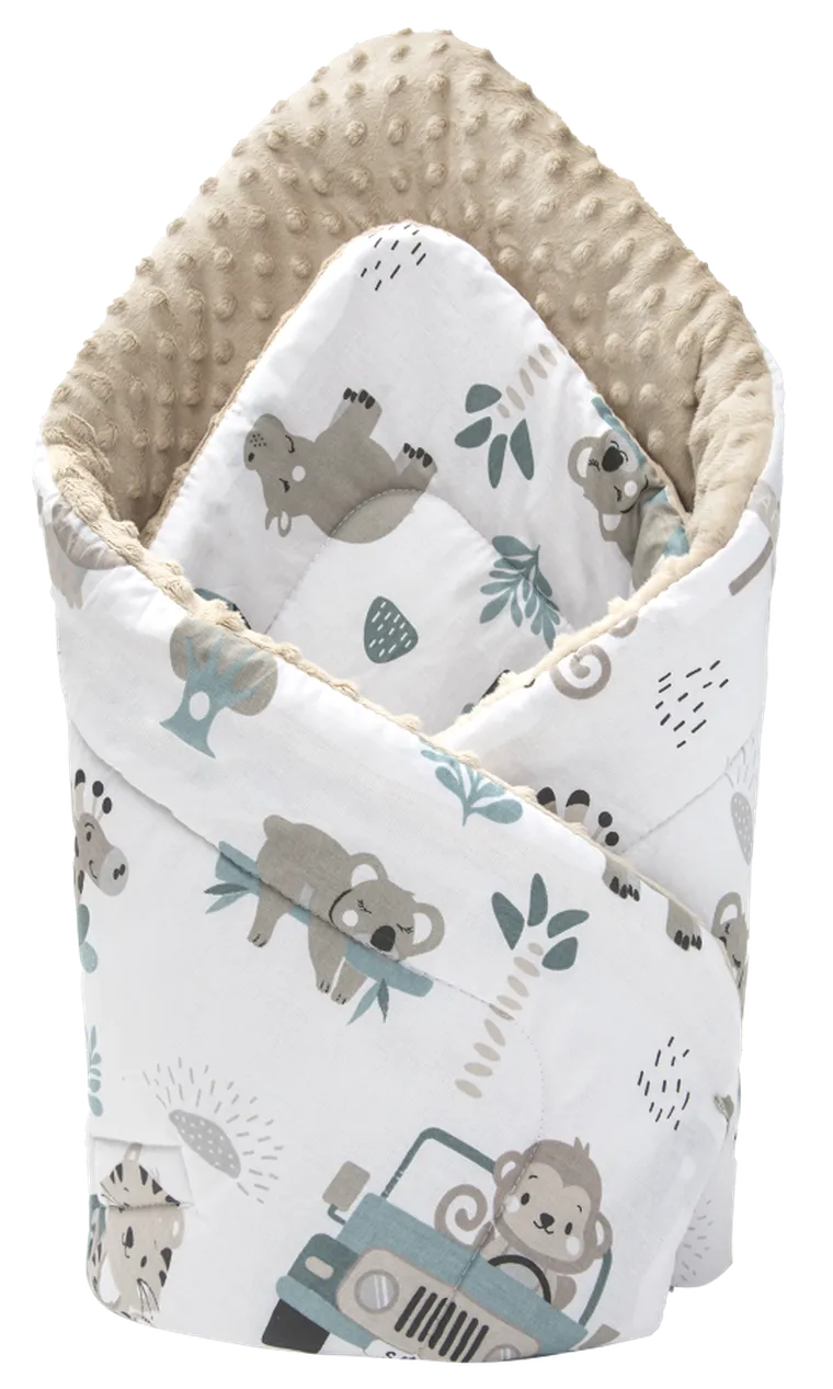 Medi Partners, Zoo, rożek niemowlęcy, minky, 75-75 cm