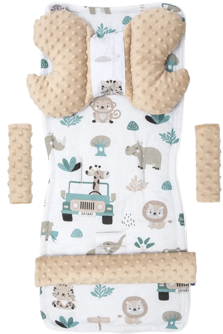 Medi Partners, Zoo, wkładka do wózka, zestaw, 4 elementy