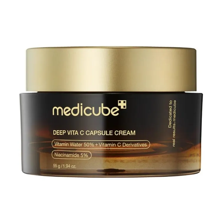 Medicube, Deep Vita C Capsule Cream, krem do twarzy rozjaśniająco-ujędrniający, 55g