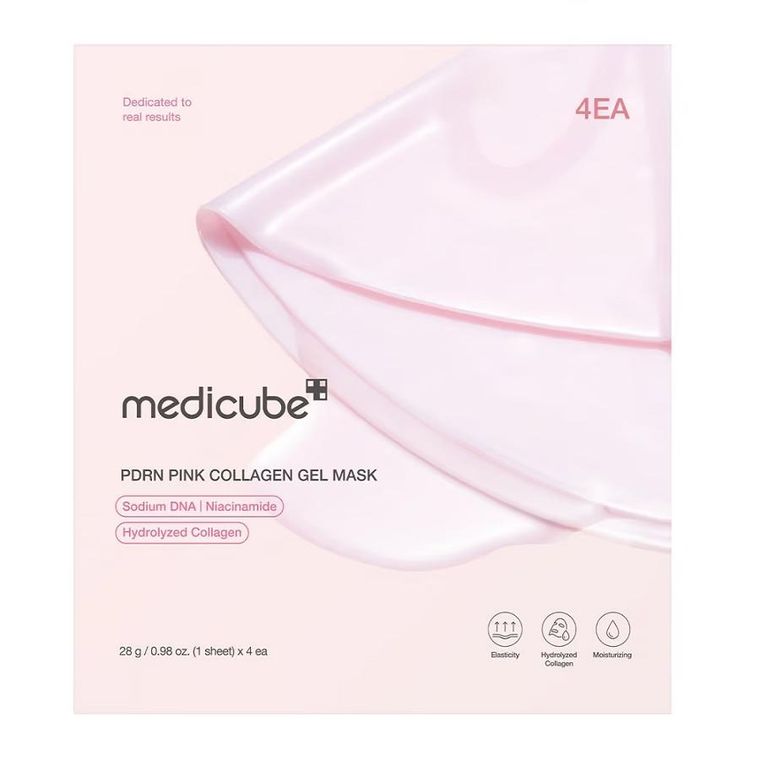 Medicube, PDRN Pink Collagen Gel Mask, kolagenowa maska do twarzy, 28g