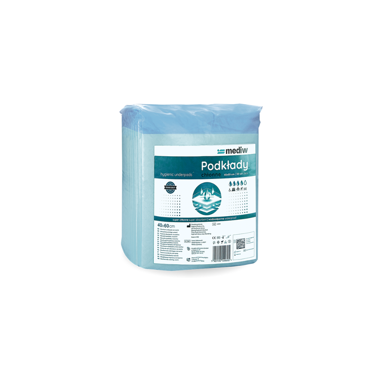 Mediw, podkłady higieniczne, 60-40 cm, 30 szt.