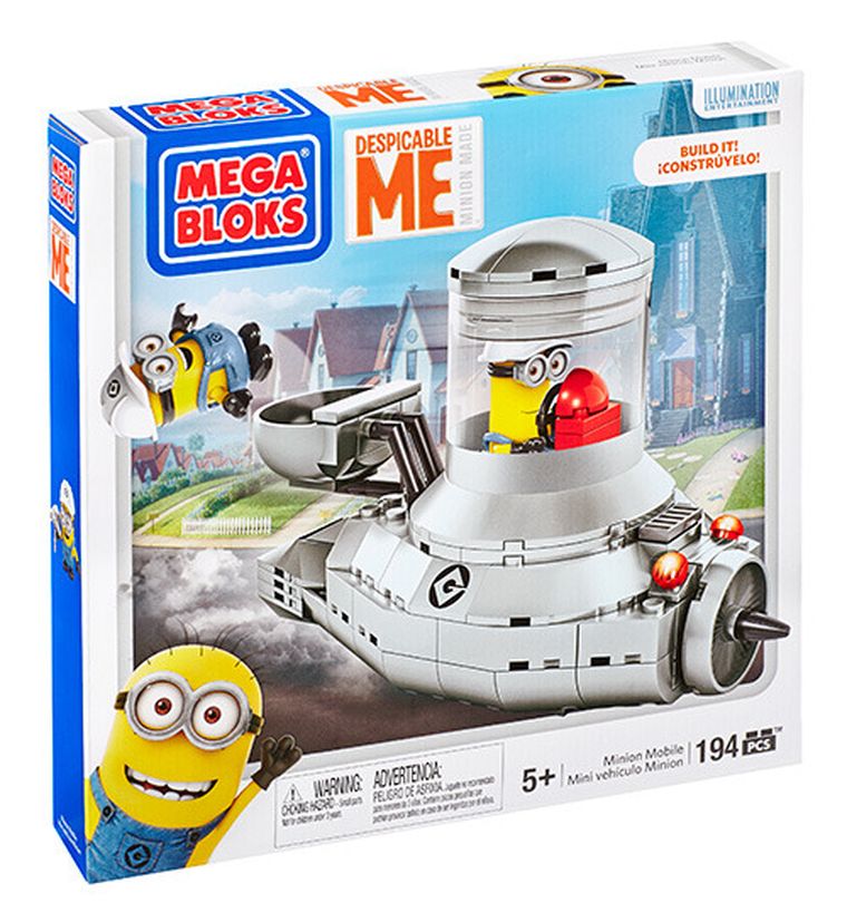 MEGA Bloks, Minionki, Duży pojazd, klocki, 194 elementy