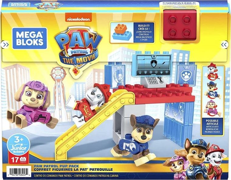 MEGA Bloks, Psi Patrol, klocki + zestaw figurek