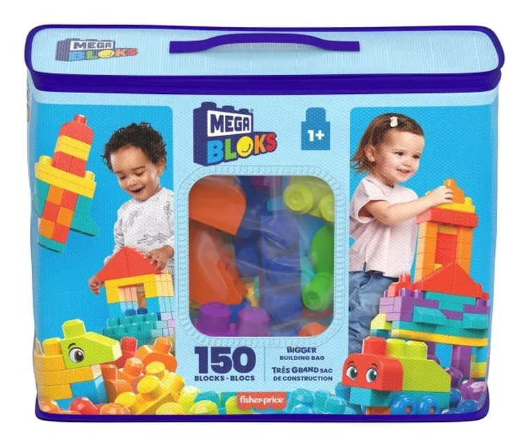 MEGA Bloks, torba z klockami, 150 elementów