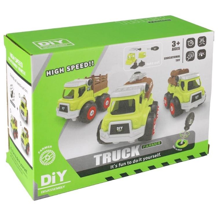 Mega Creative, auto ciężarowe do skręcania