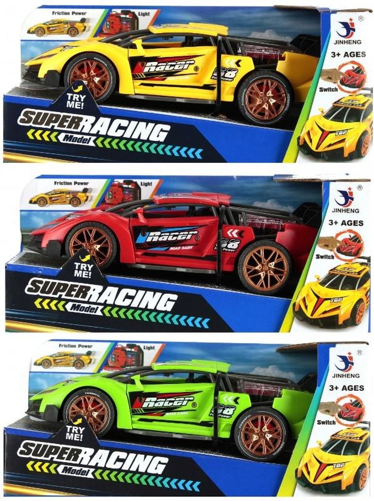 Mega Creative, auto wyścigowe, pojazd interaktywny 1 szt.