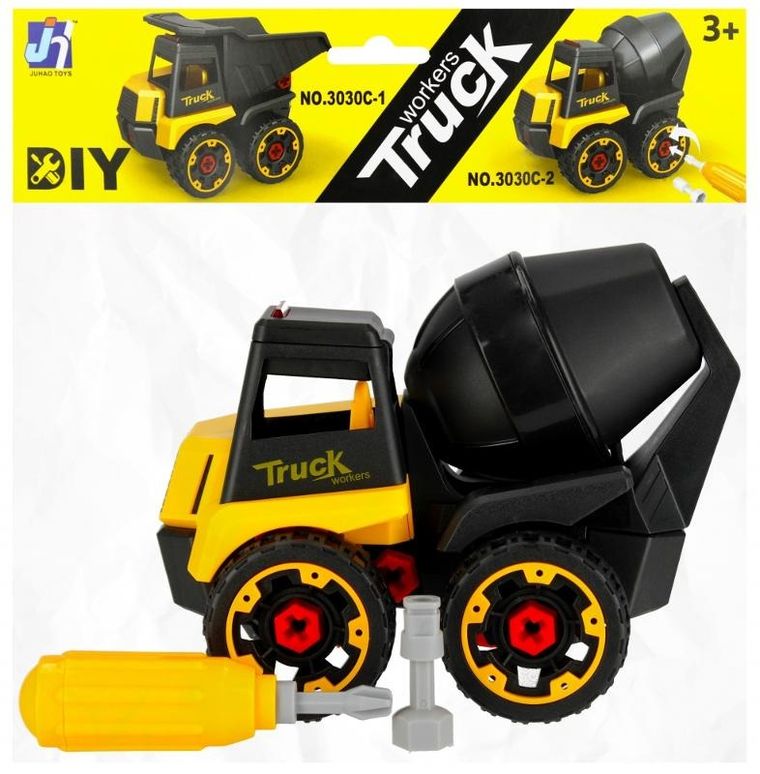 Mega Creative, Betoniarka, pojazd do skręcania, 18 cm