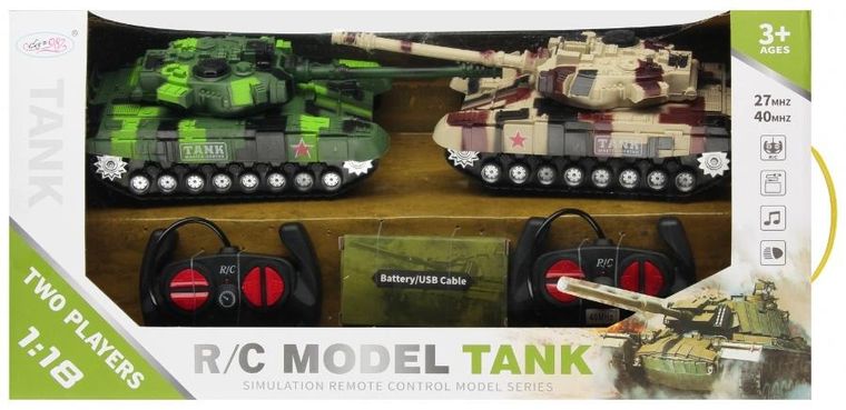 Mega Creative, bitwa czołgów, pojazdy zdalnie sterowane, 2 szt.