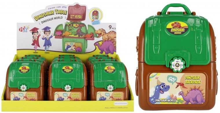 Mega Creative, dino-plecak z akcesoriami