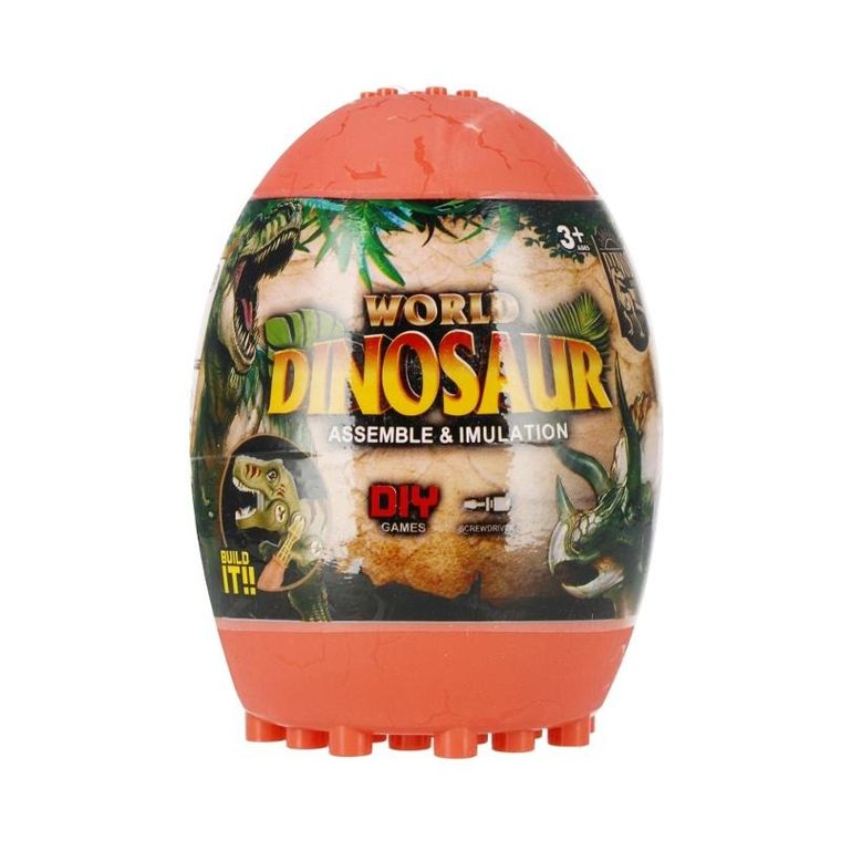 Mega Creative, dinozaur do skręcania w jajku, 1 szt.