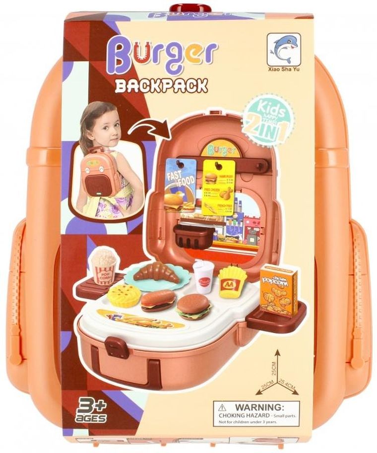 Mega Creative, Fast Food, plecak, zestaw kuchenny