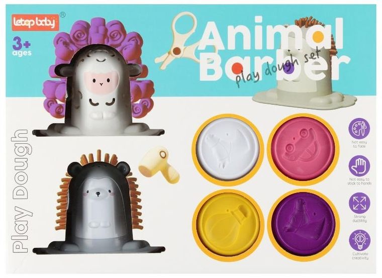 Mega Creative, fryzjer, masa plastyczna z akcesoriami