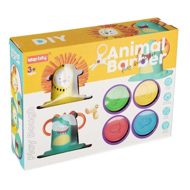 Mega Creative, fryzjer, masa plastyczna z akcesoriami