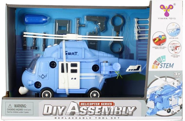 Mega Creative, helikopter do składania, zestaw z akcesoriami