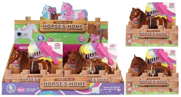 Mega Creative, koń, figurka z akcesoriami, 14 cm