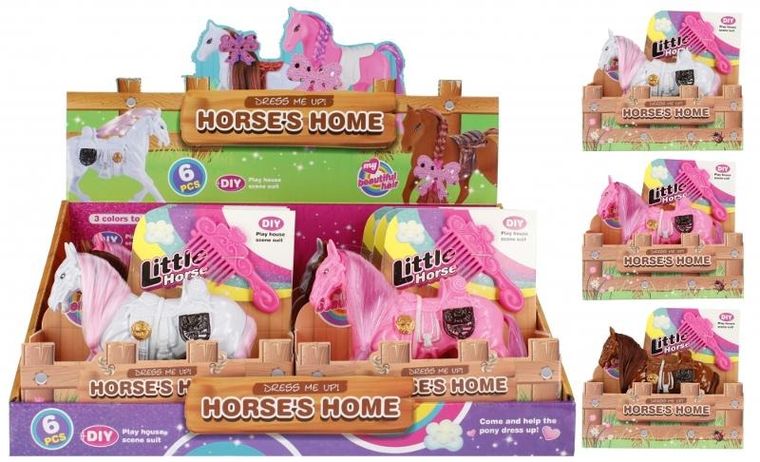 Mega Creative, koń, figurka z akcesoriami, 14 cm