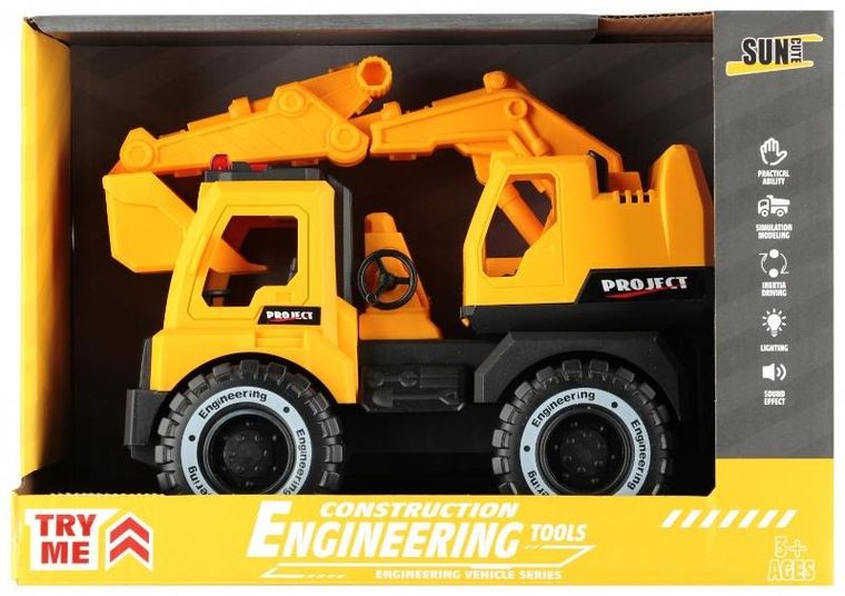Mega Creative, koparka, pojazd ciężarowy