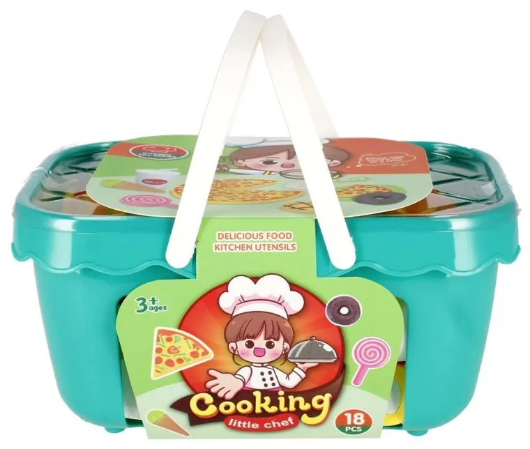 Mega Creative, koszyk, zestaw kuchenny