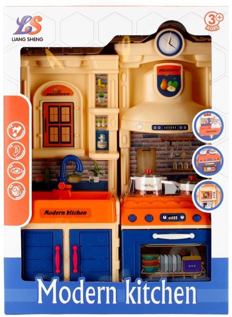 Mega Creative, kuchnia z akcesoriami, meble dla lalek