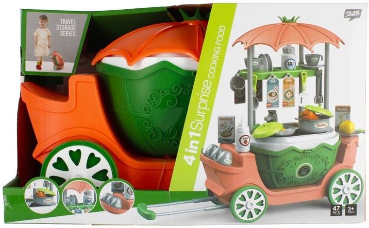 Mega Creative, kuchnia z akcesoriami, walizka