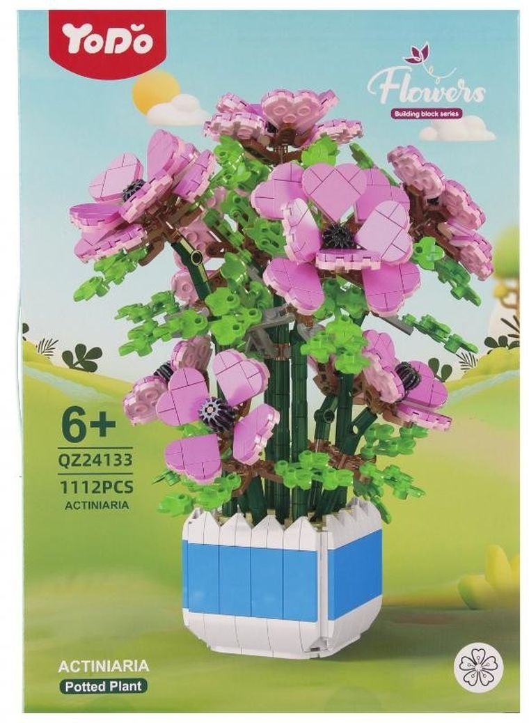 Mega Creative, Kwiaty, klocki konstrukcyjne, 1112 elementów