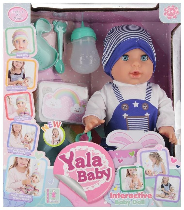 Mega Creative, lalka bobas z akcesoriami, chłopiec, 35 cm