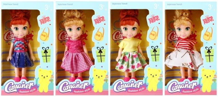 Mega Creative, lalka w sukience, 15 cm