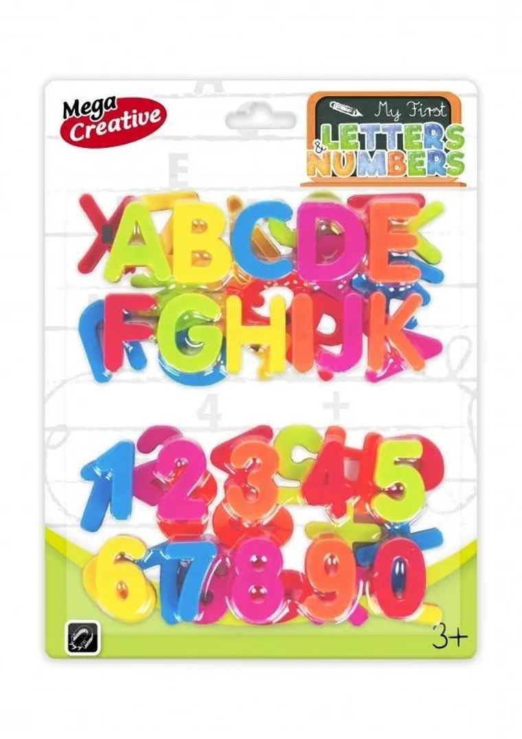 Mega Creative, literki i cyferki magnetyczne