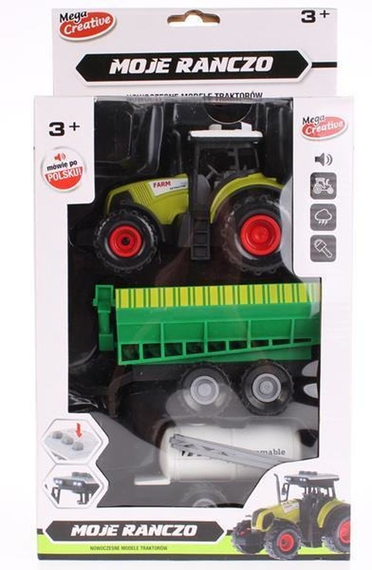 Mega Creative, Moje Ranczo, traktor z akcesoriami