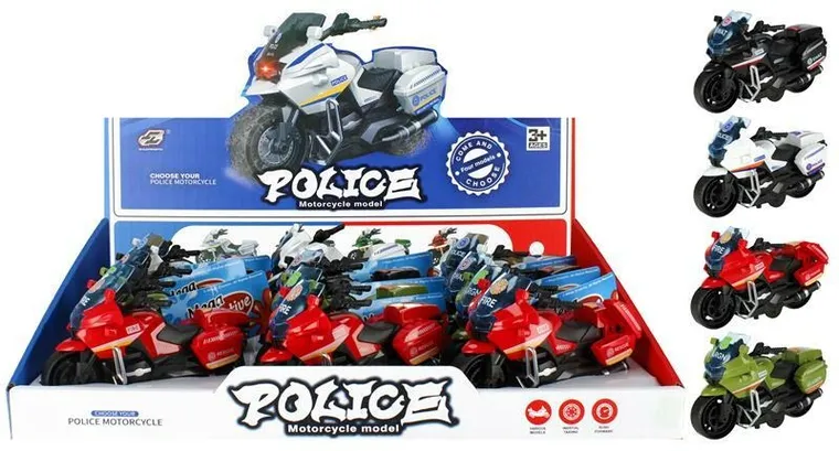 Mega Creative, motocykl ratunkowy, 13 cm