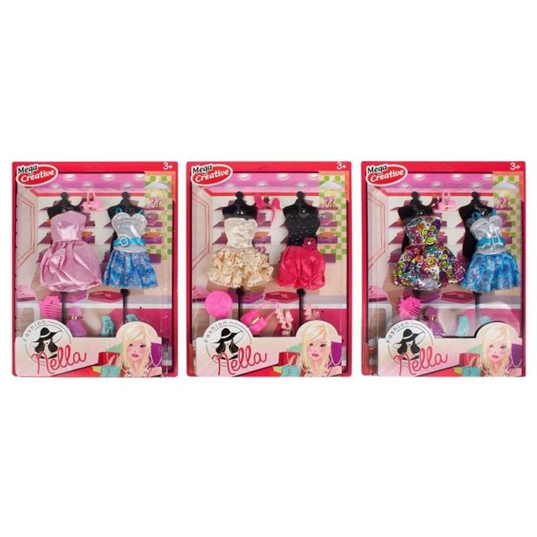 Mega Creative, Nella, ubrania i akcesoria dla lalki