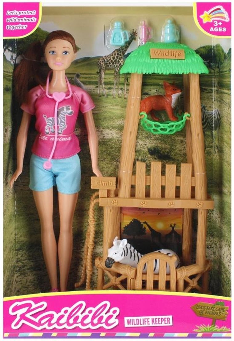 Mega Creative, Opiekun ZOO, lalka z akcesoriami, 29 cm