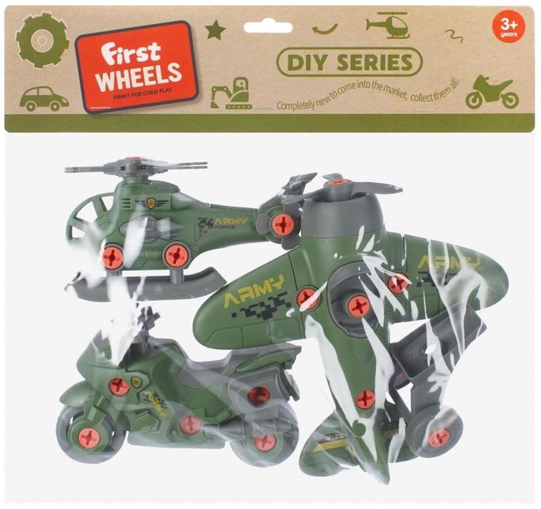 Mega Creative, pojazdy wojskowe do skręcania