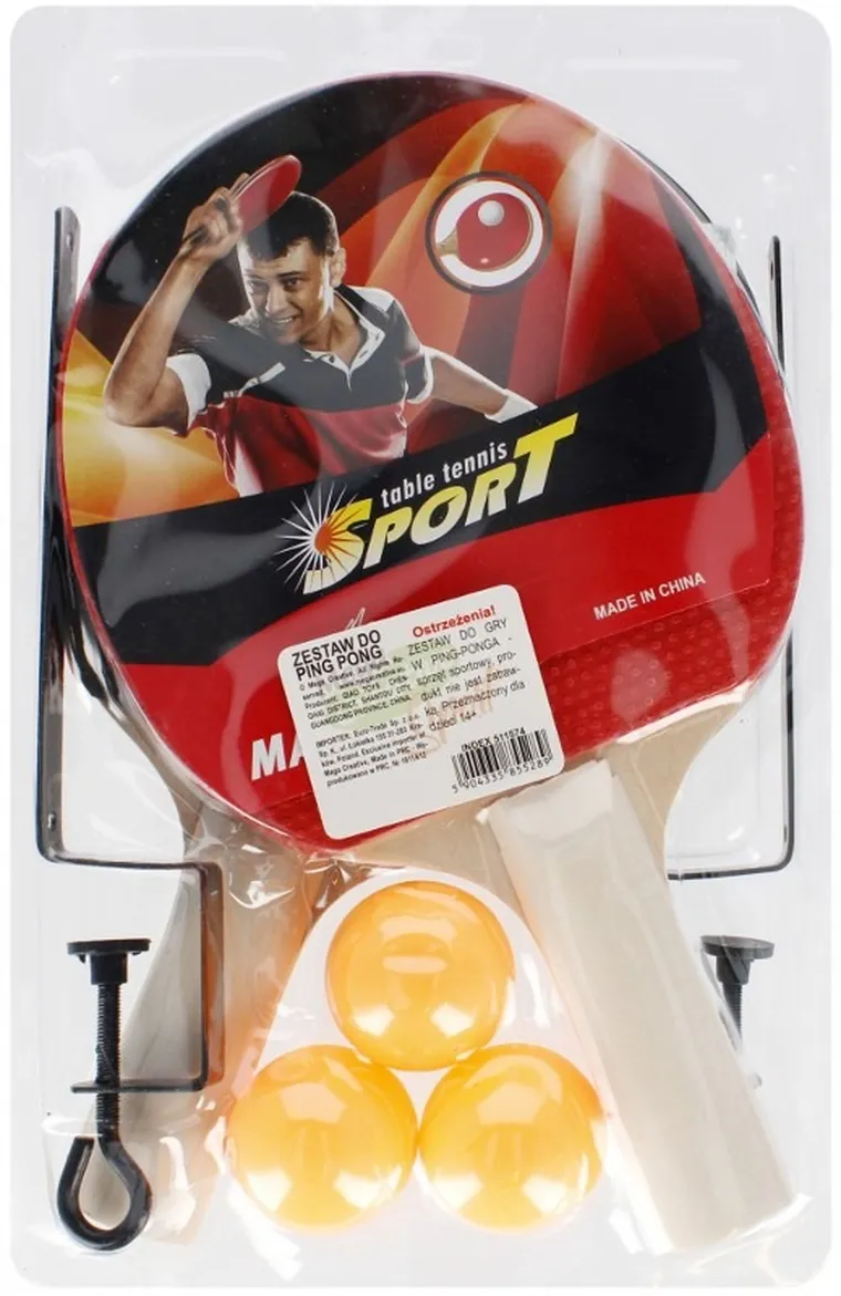Mega Creative, rakietki do ping-ponga z piłeczkami