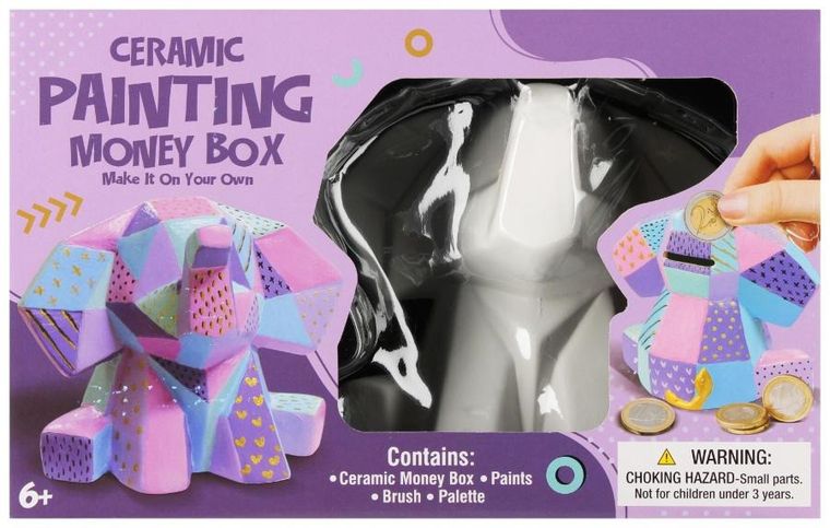 Mega Creative, skarbonka do malowania, słoń