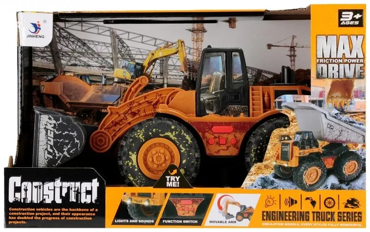 Mega Creative, spychacz, pojazd budowlany