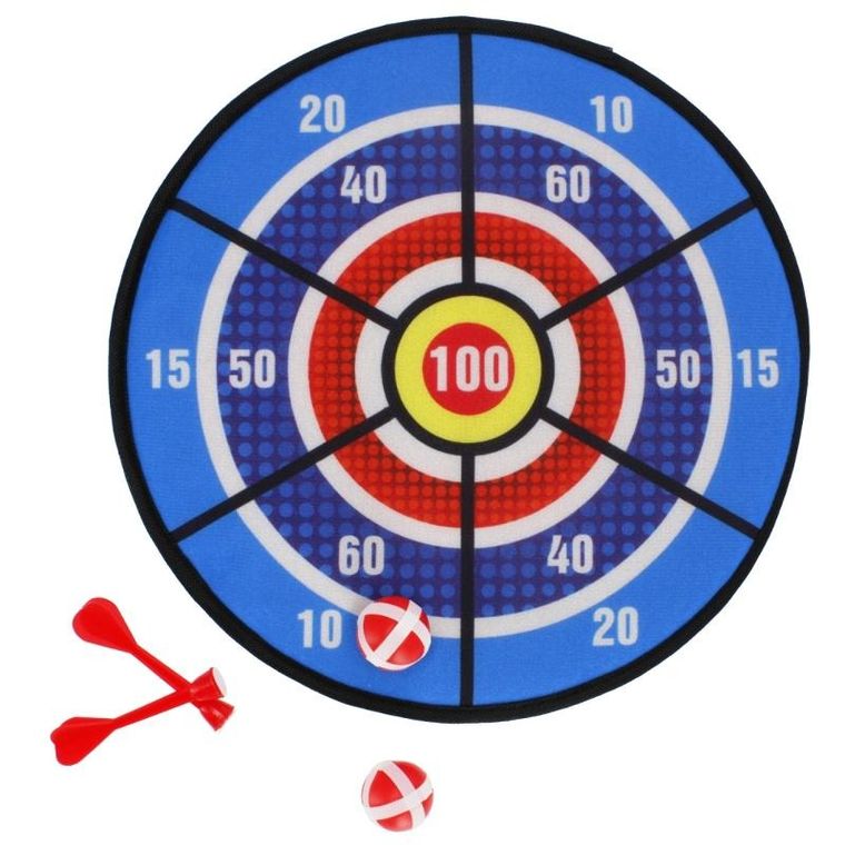 Mega Creative, tarcza z rzutkami i piłkami na rzep