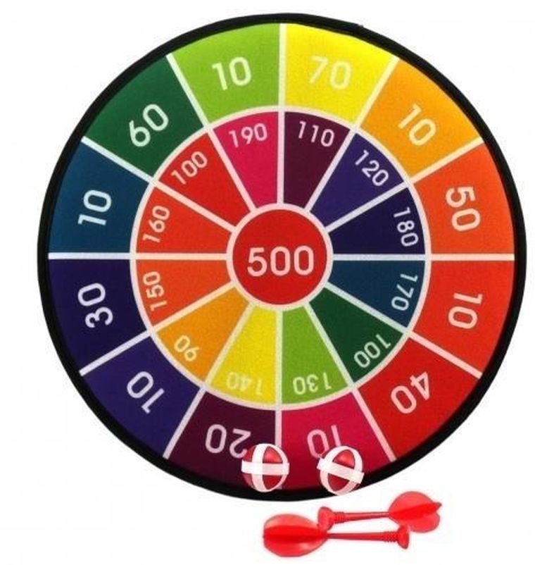 Mega Creative, tarcza z rzutkami na rzep