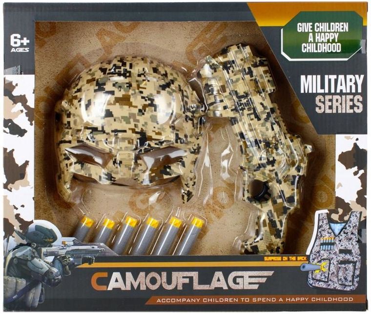 Mega Creative, wojsko, wyrzutnia, zestaw ze strzałkami