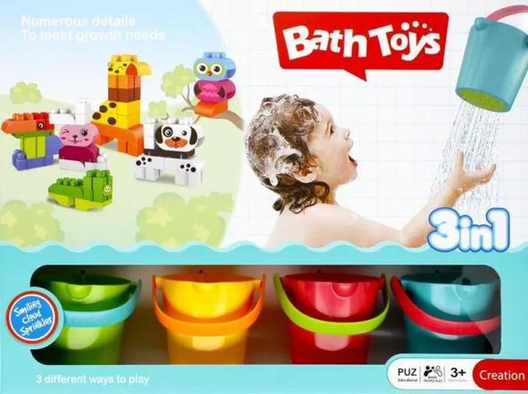 Mega Creative, zabawka wodna, kubeczki, 3w1