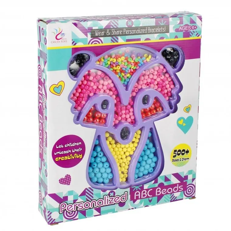 Mega Creative, zestaw koralików do nawlekania