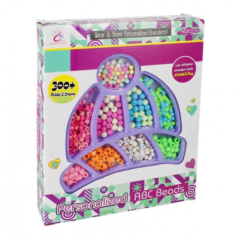 Mega Creative, zestaw koralików do nawlekania