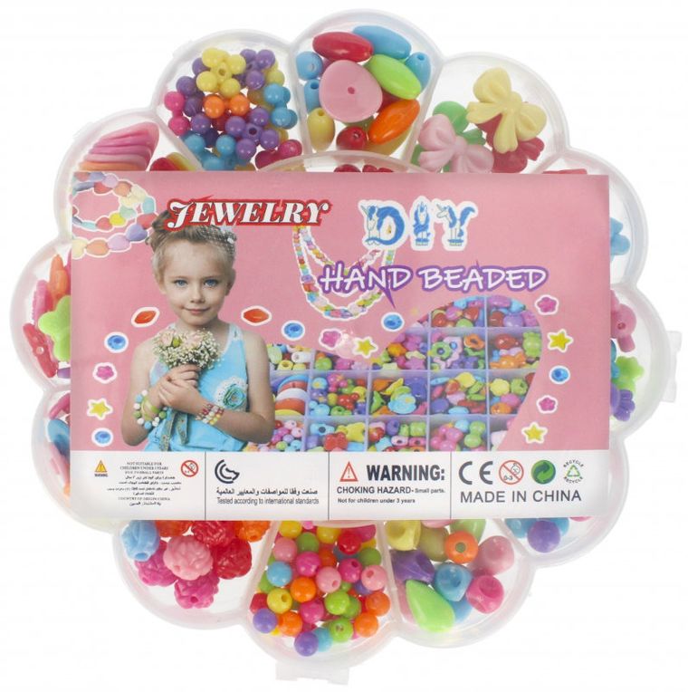 Mega Creative, zestaw koralików do robienia biżuterii