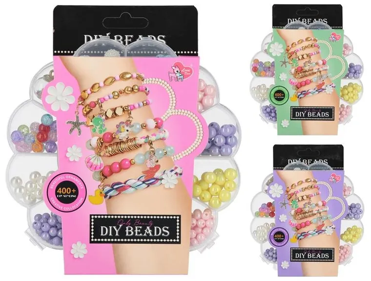 Mega Creative, zestaw koralików do towrzenia biżuterii