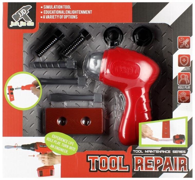 Mega Creative, zestaw narzędzi z wiertarką