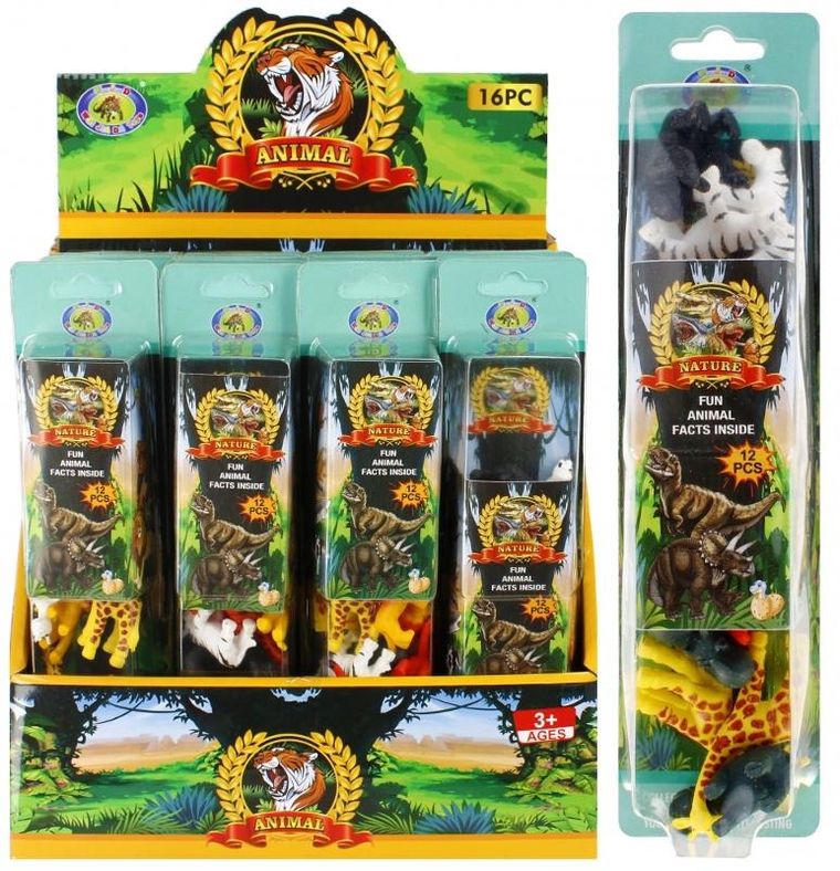 Mega Creative, zwierzęta dzikie, figurki, 12 szt.