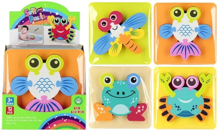 Mega Creative, Zwierzęta, puzzle piankowe, 1 szt.