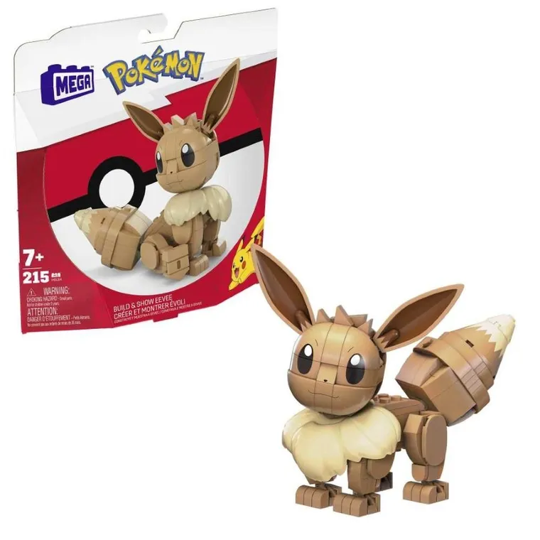 MEGA Pokemon, Evee do zbudowania, klocki, 215 elementów