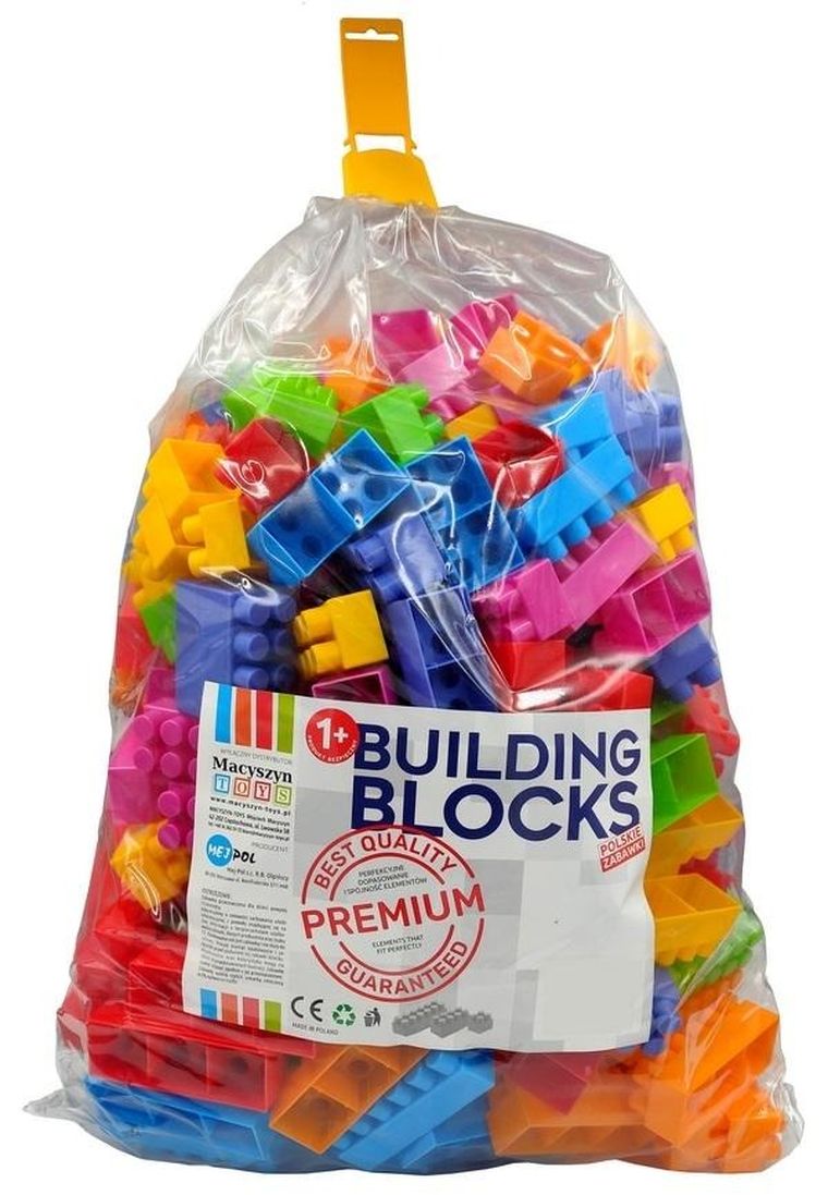 Mejpol, klocki konstrukcyjne, 400 elementów